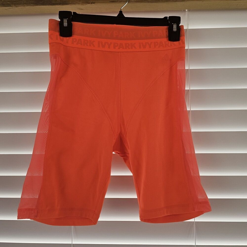 Ivy Park x adidas Cycling Shorts Orange Beyonce UK 14 US M